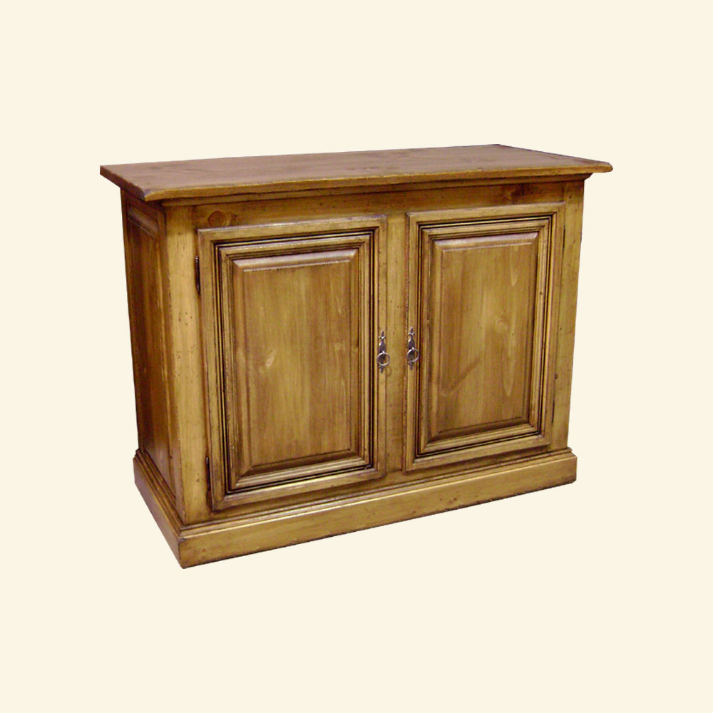 French Country 2 Door Tall Provincial Buffet