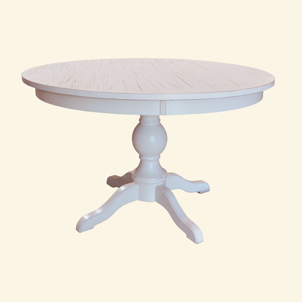 48 inch Round Turned Base Table