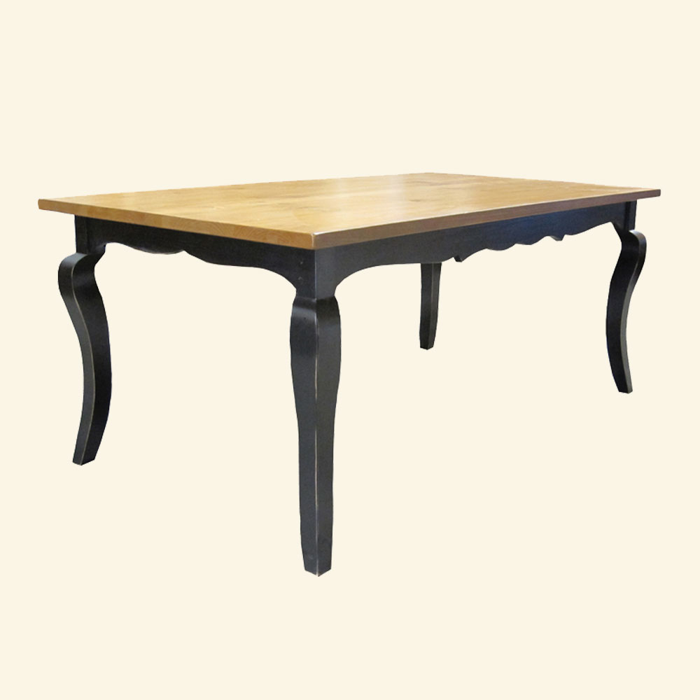 French Country Cabriole Leg Dining Table