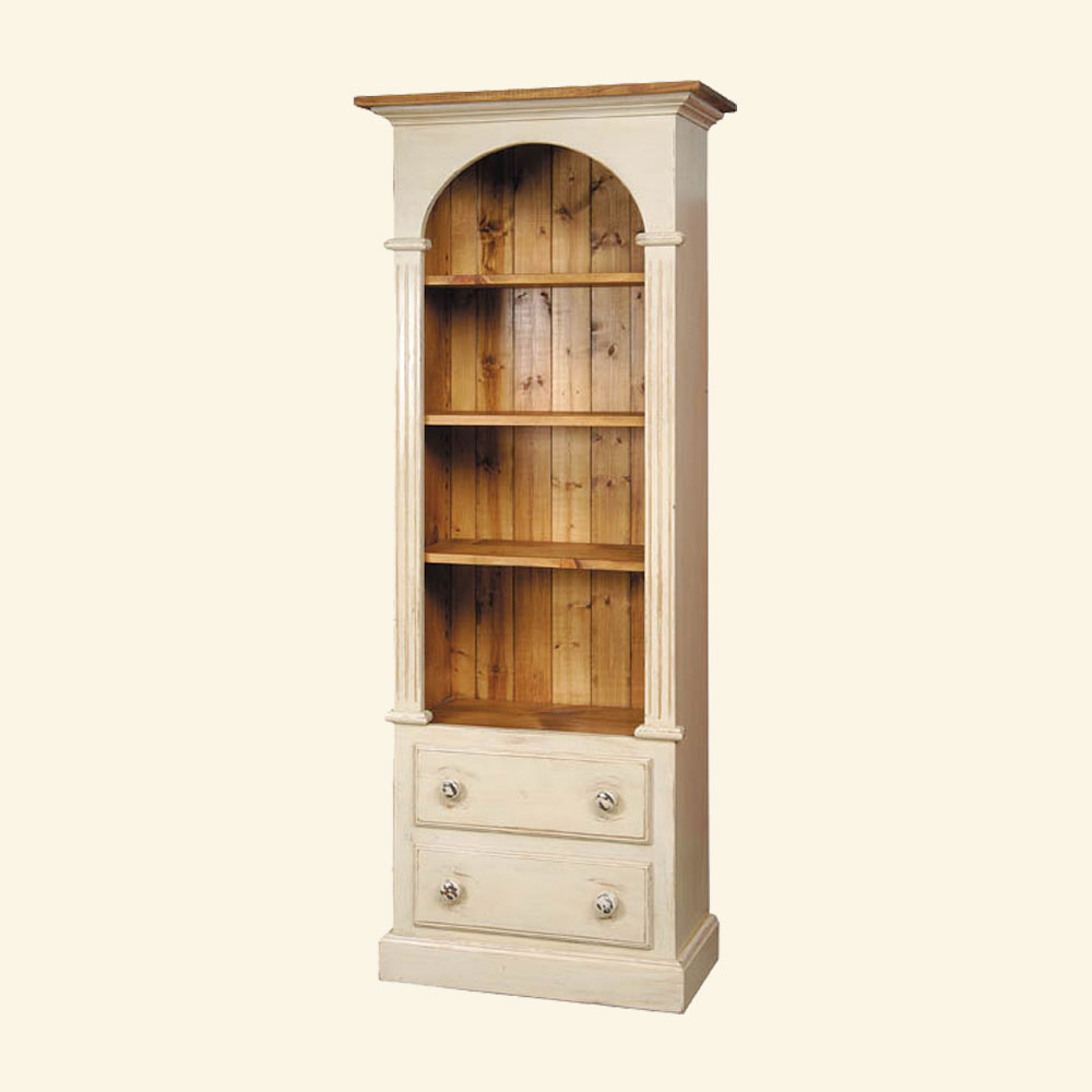 French Country Domed Bookcase
