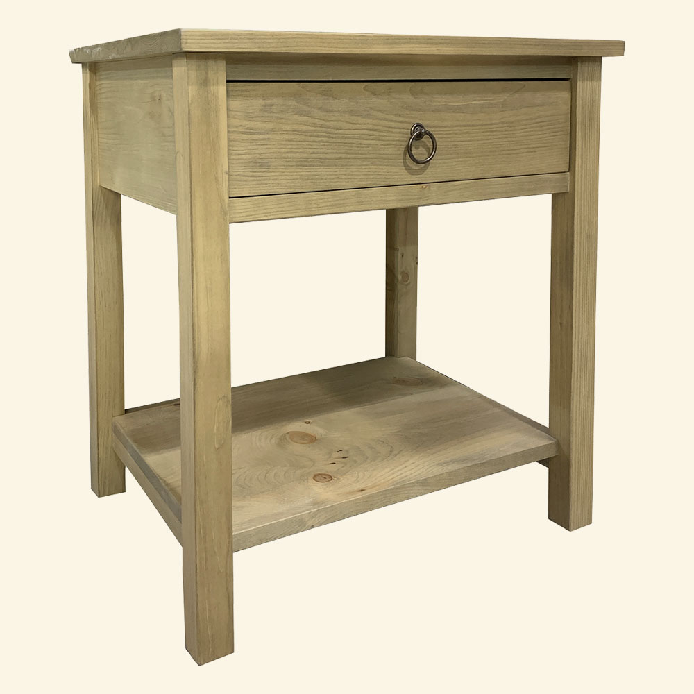 French Country Farmhouse Nightstand