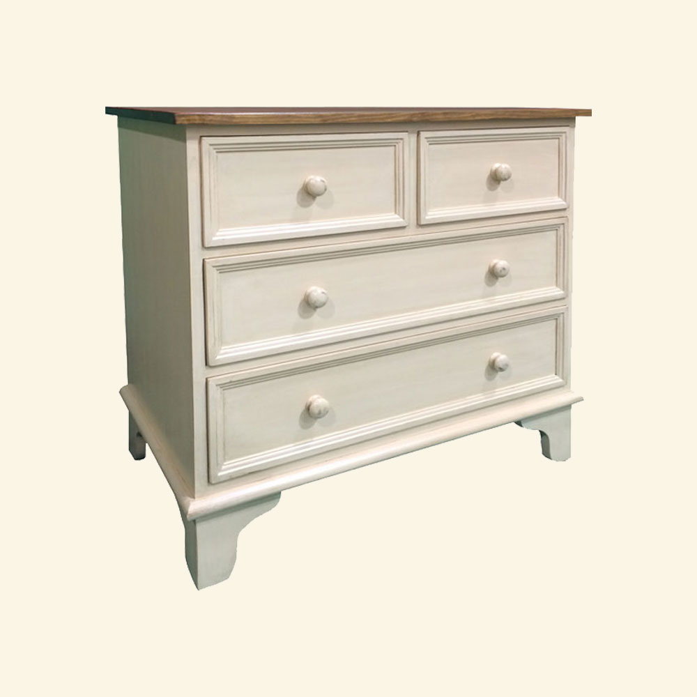 French Country Four Drawer Dresser