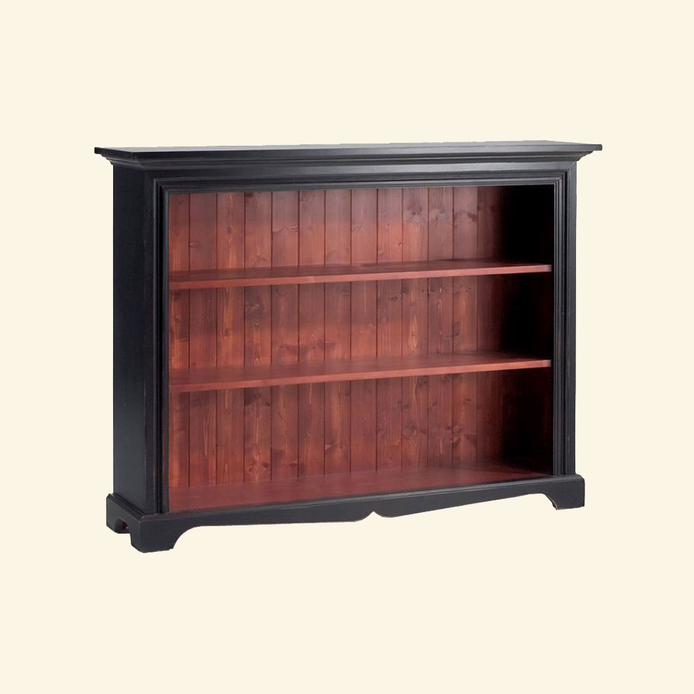 French Country Low Bookcase