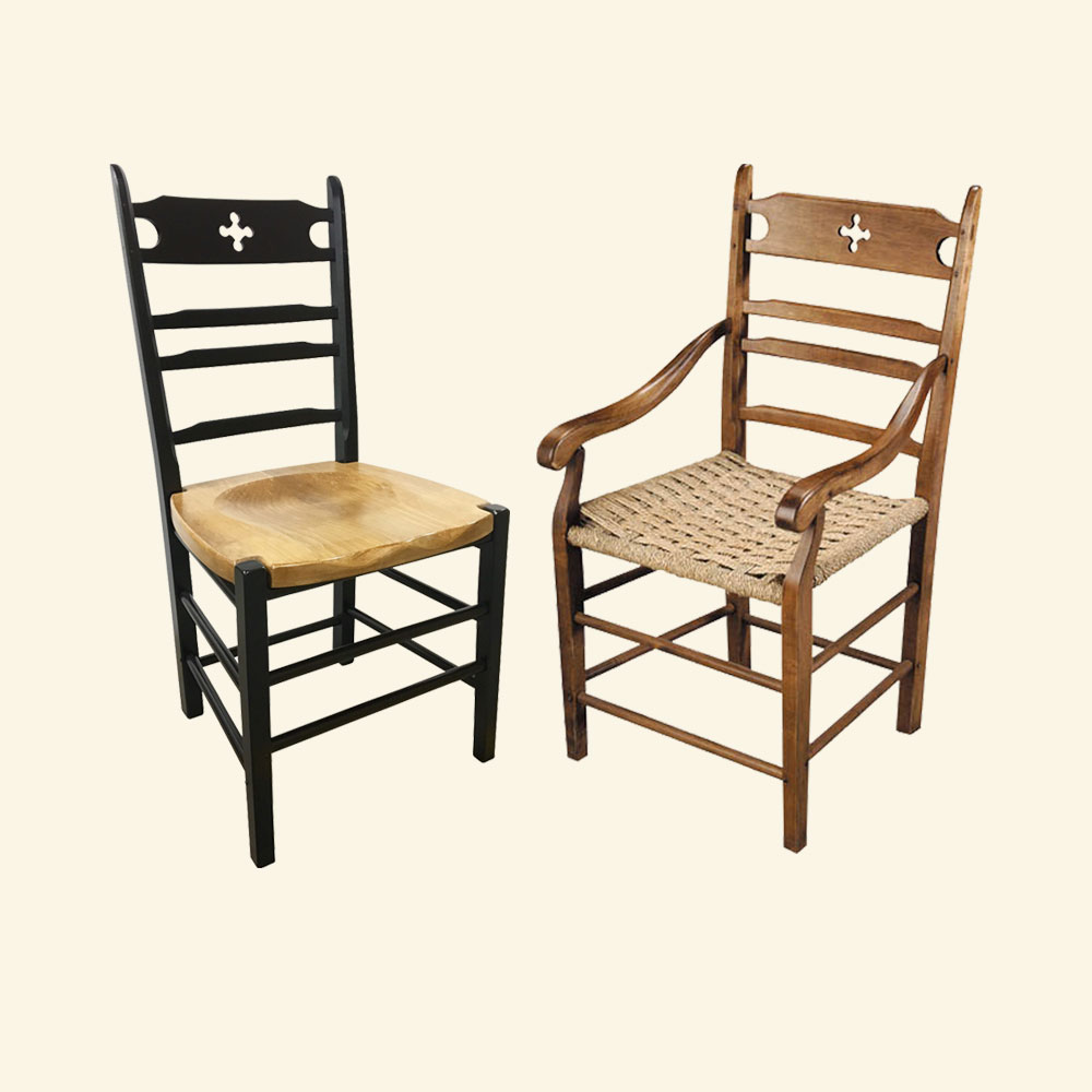 Paysanne Dining Chairs, Arm and Side
