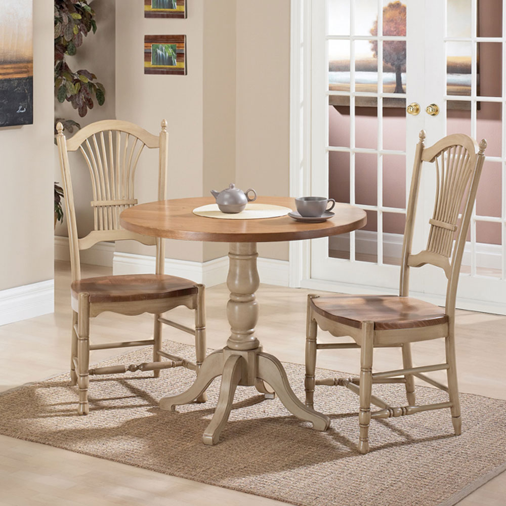 French Country 36 inch top bistro table