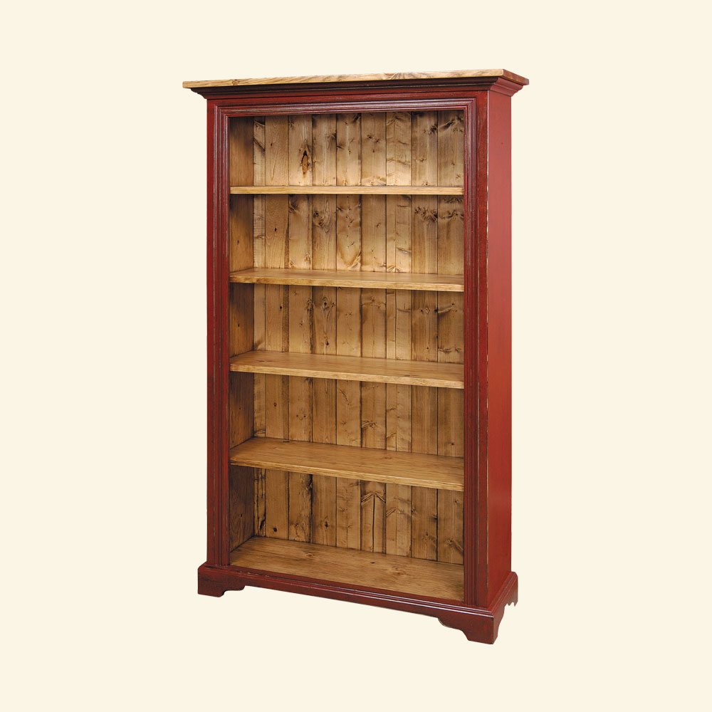 French Country Six Foot Bookcase