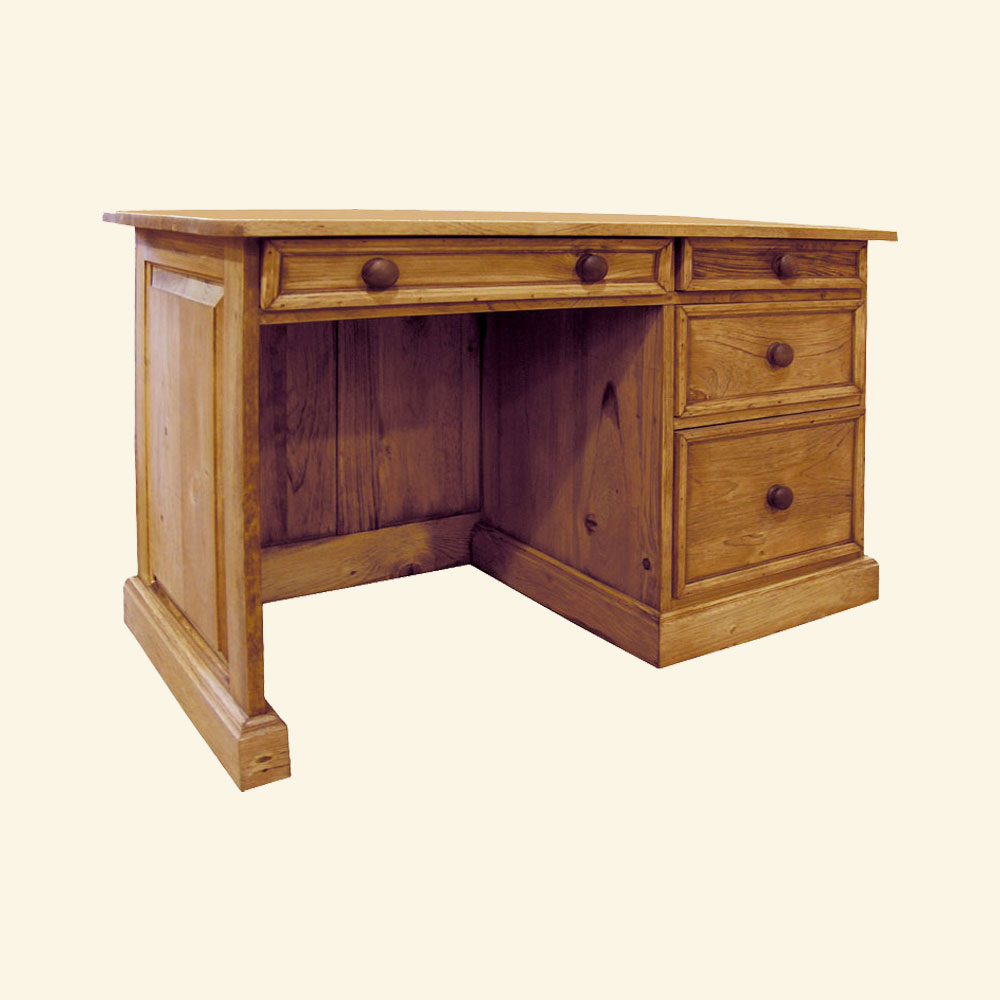 French Country Student Desk, Natural