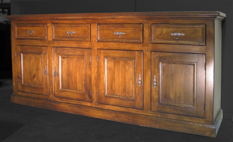Four Door Sideboard stained