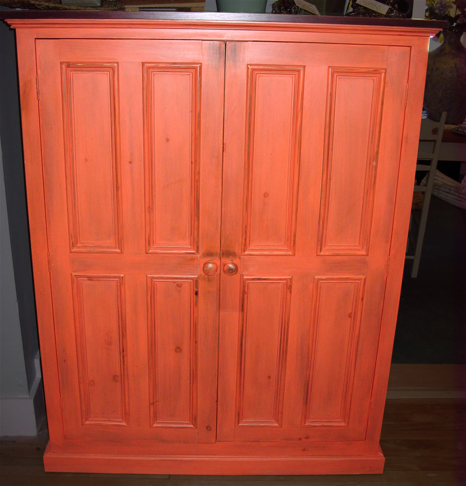 French Linen Cupboard painted