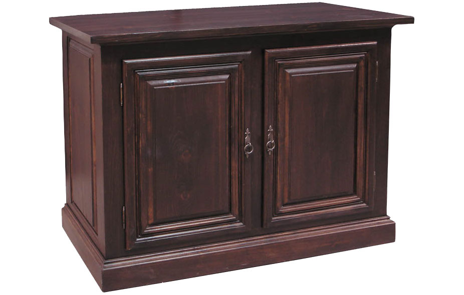 Two Door Tall Buffet stained