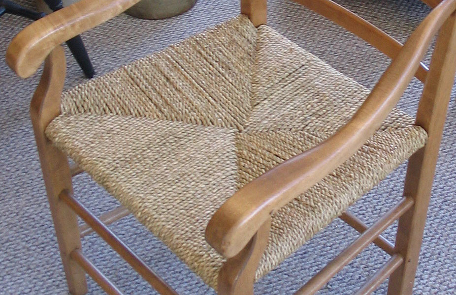 French Country Chair, V-Weave Seagrass Seat