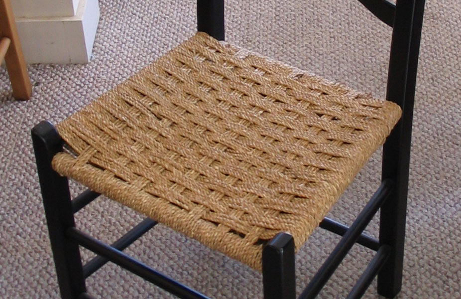 French Country Chair, Woven Seagrass Seat