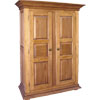 Country French Wardrobe stained Natural