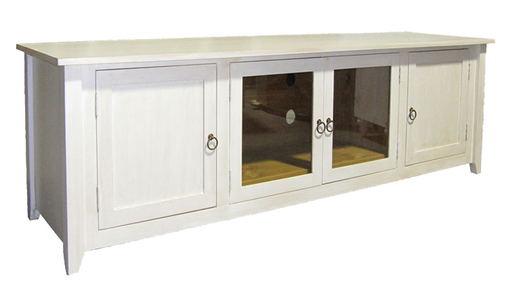 Bass Harbor Media Console, painted White