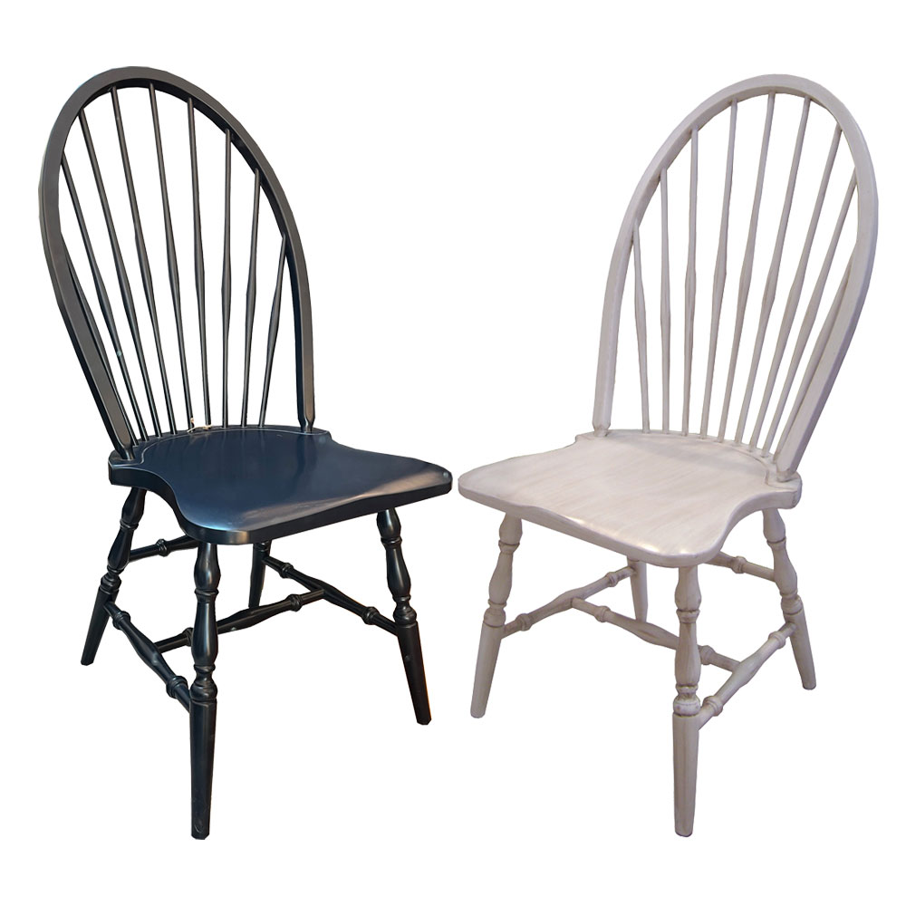 Bow Back Windsor Side Chair and Arm Chair