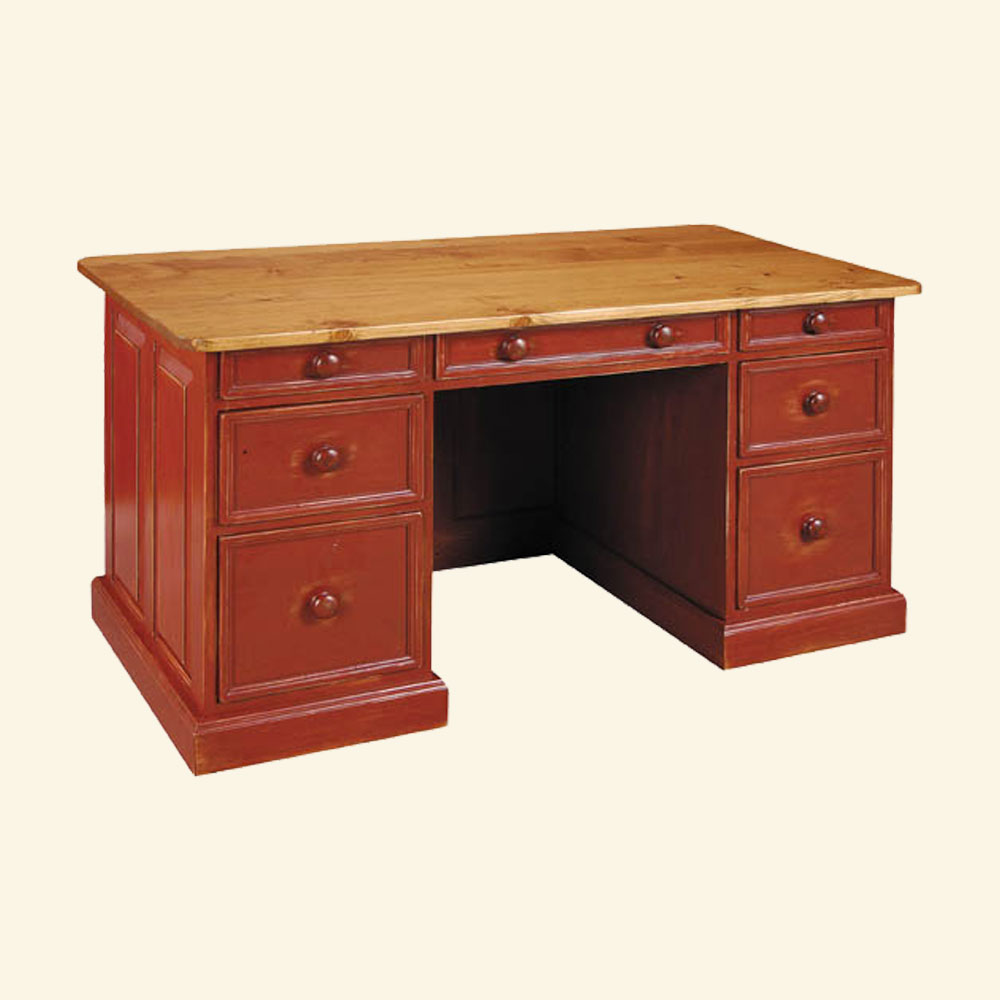 French Country Cabriole Executive Desk French Country Office
