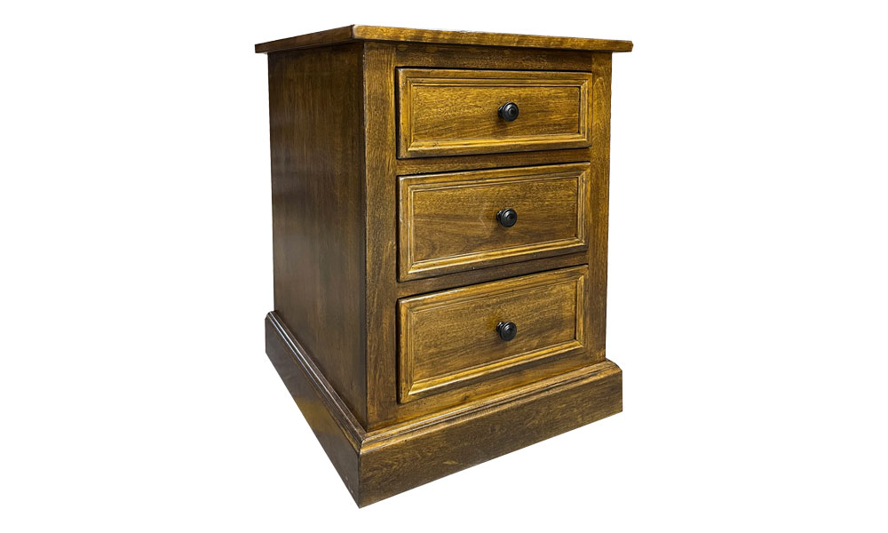 French Provincial Nightstand, stained Caramel