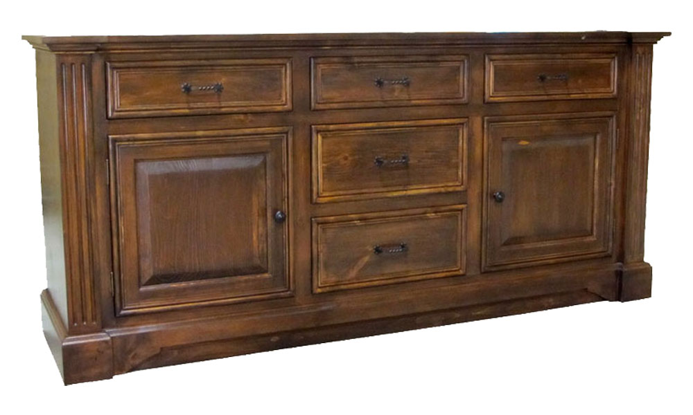 French Provincial Buffet stained