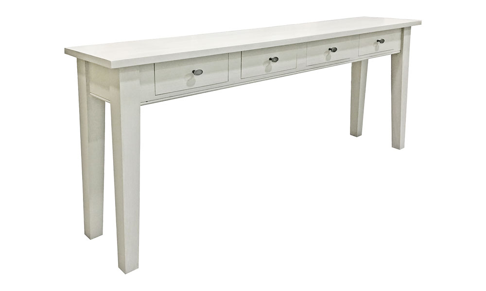 Console Table, painted White