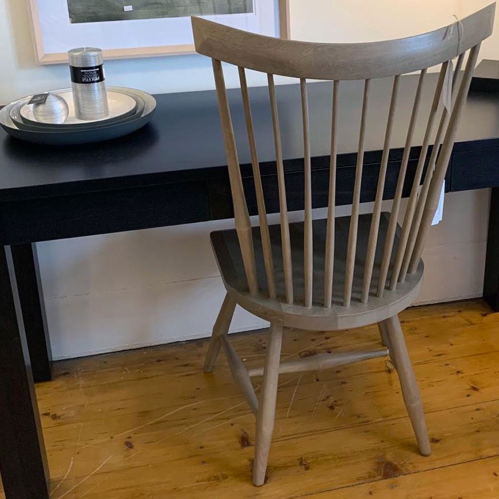 Fanback Desk Chair, stained in English Pine