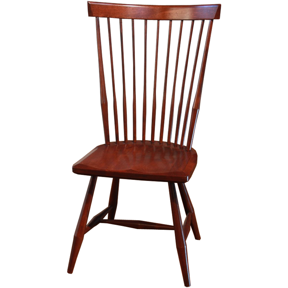 Fan Back Side Chair, stained Tuscan Sunset