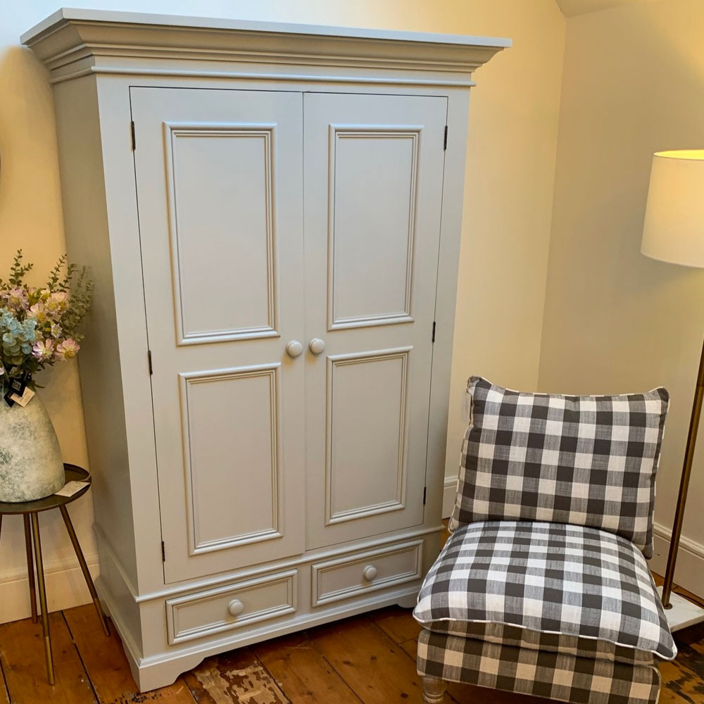 Garde Robe Armoire, painted in White