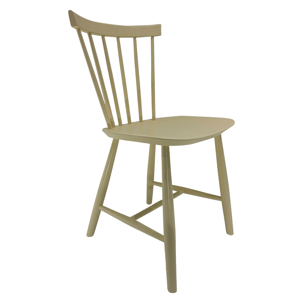 Modern Windsor Side Chair, Green