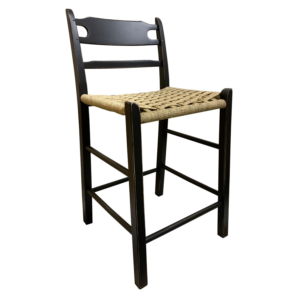 French Country Paysanne Counter Stool, No Cutout