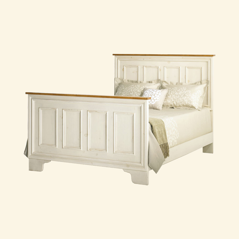 French Country Raised Panel Bed French Country Bedroom