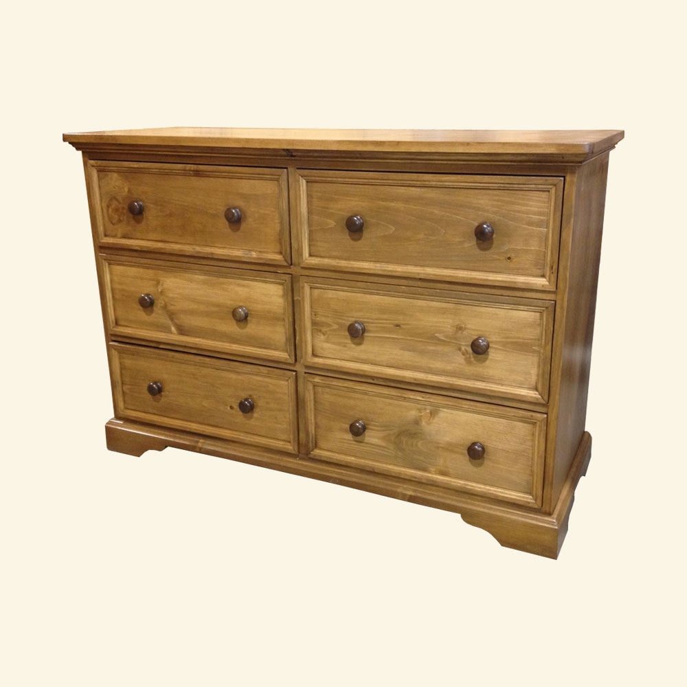 French Country Six Drawer Dresser French Country Bedroom Furniture