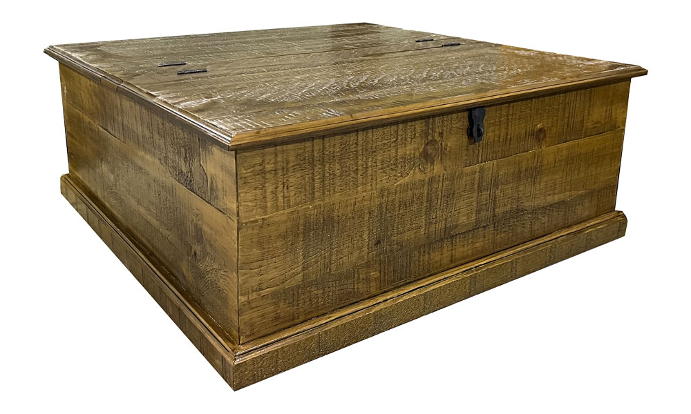 Trunk Coffee Table with Rustic Pine