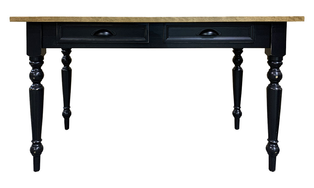 French Country Writing Table, Front View